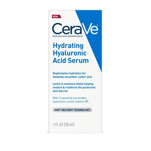 Sérum CeraVe de ácido hialurónico para rostro 30 ml con vitamina B5