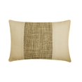 thumbnail image 4 of Funda de cojín decorativa rectangular HomeCentric, beige, 30 x 40 cm (12 x 16 pulgadas). Fundas de cojín multicolor de lino y yute para sofá, cama y patio. Diseño patchwork contemporáneo - June Beige., 4 of 8