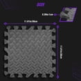 thumbnail image 3 of 16pcs of Thick Foam Flooring Tiles - Measuring 11.8X11.8 Inches, Designed to Be Non-Slip And Waterproof, Ideal for Home Gyms, Yoga Sessions, And Weightlifting Activities, 3 of 4