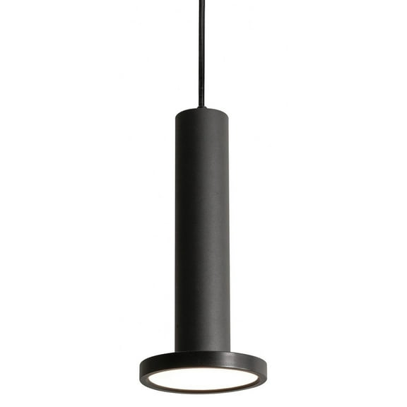 AFX Luna LED Pendant with White Acrylic 12 Black Small 5 inch Under 6 Inches