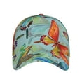 thumbnail image 2 of Disketp Retro Seamless Flying Butterflies Print Baseball Caps For Outdoor Sports Fashion Casual Outdoor Caps Men Women, 2 of 9