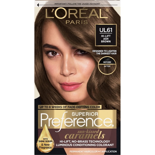 Tinte para el cabello L'Oreal Paris Superior Preference UL61 Ash Brown