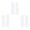 White, variant on 3 Pairs Women Split Toe Socks Breathable Color Toe Separator Middle Tube Socks For Thong Sandals