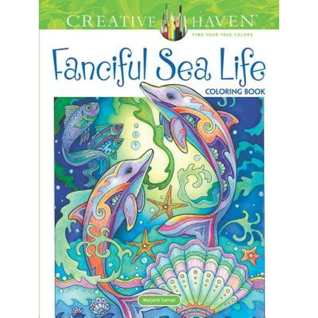 Sea Life Miniatures - Creative Haven Fanciful Sea Life Coloring Book