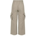 thumbnail image 5 of Cargo Pants Women Plus Size Women's Casual Cargo Pants High Waisted Wide Leg With Pockets Workwear Cargo Sweatpants Khaki XXL, 5 of 6