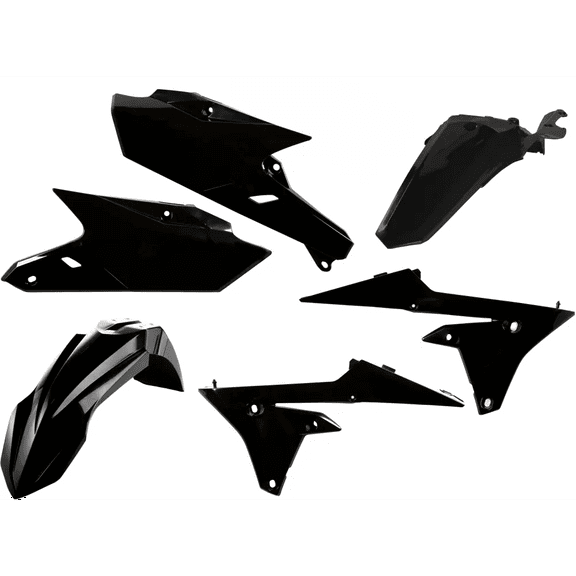 Acerbis Black Complete Plastic Body Kit (2449630001)