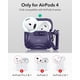 thumbnail image 2 of Funda para AirPods 4 ESR HaloLock, a prueba de caídas, serie Cyber, 2 of 9