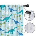 thumbnail image 4 of Blackout Kids Curtains,LightBlue Dinosaurs Eggs Palms Pattern Childrens Insulated Curtains Set Of 2,Bedroom Essentials,Toddler Room Decor 42"x54", 4 of 5