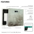 thumbnail image 3 of DUKAP LIFE Digital Bathroom Body Weight Scale - Grey Concrete Design, 3 of 6