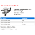 thumbnail image 2 of Fuel Pump - Compatible with 2012 - 2013 Buick Regal, 2 of 2