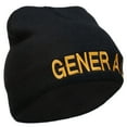 thumbnail image 4 of General Embroidered Short Beanie - Black OSFM, 4 of 5