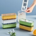 thumbnail image 3 of Liquidation Bacs à Glaçons Mini Boîte à Glaçons avec Couvercle, Conception à Trois Compartiments pour Variété de Saveurs, Couvert pour la Fraîcheur, Commodité Domestique, Matériaux de Qualité Alimentaire, Parfait pour la Maison, 3 of 8