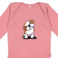 thumbnail image 4 of Inktastic KiniArt Bulldog Puppy Boys or Girls Long Sleeve Baby Bodysuit, 4 of 5