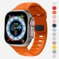thumbnail image 2 of Correa de silicona para Apple Watch, pulsera Ultra de 45mm, 44mm, 40mm, 41mm, 42mm, 38mm, 49mm, 44mm, 45mm, iwatch series 8, 7, se, 3, 4, 5, 6, 2 of 4