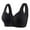 Black, variant on yievot Women's Front Closure Full Coverage Wirefree Everyday Bra Comfort Wireless Bras for Seniors