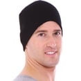 thumbnail image 3 of Simplicity Women / Men Short Knit Beanie Hat Ski Running Skull Cap, Black, 3 of 3