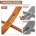 thumbnail image 4 of Ktaxon Teak Hammock Set, Complete with Stand & 600LB Capacity Weather-Resistant Polyester Fabric, 4 of 8
