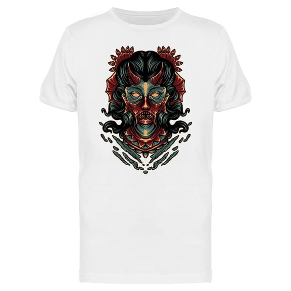 Killer Geisha With Mask T-Shirt Men -Image by Shutterstock, Male 3X-Large
