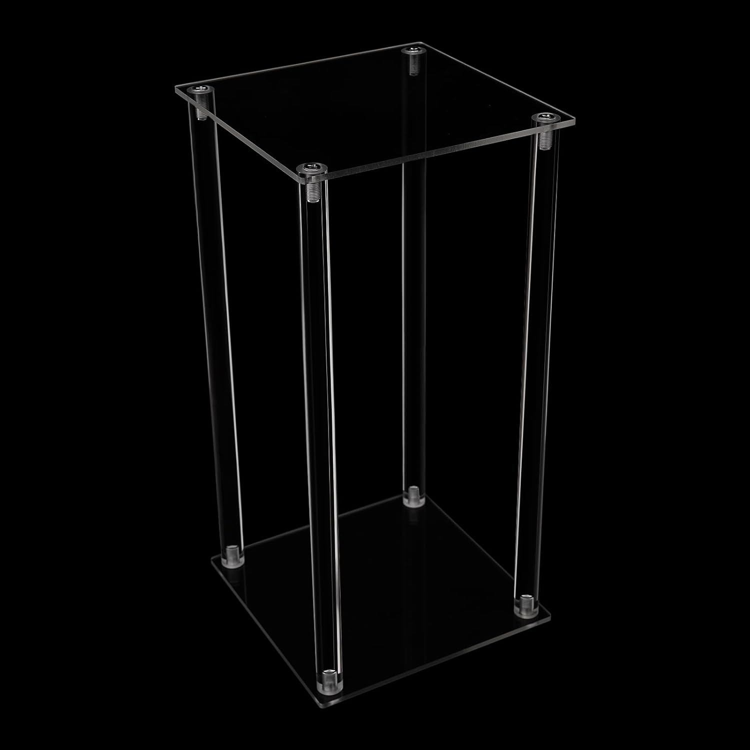 Acrylic Floral Stand Wedding Centerpieces for Tables, 10PCS Geometric Vases for Centerpieces Bulk Birthday Baby Shower Party Decoration (15.75inch Tall)