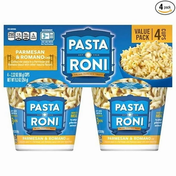 Pasta Roni 4pk Cups - Parmesean Romano