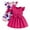 Red, variant on Tiijoy Girls 2-Pack Dresses Sleeveless Ribbed Bow Princess Dress for Baby, Sizes 18-24M