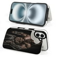 thumbnail image 4 of Compatible with iPhone 11 12 13 mini 14 15 16 Pro Max Plus Wallet Case with Card Holder, PU Leather Kickstand Card Slots Case ( Muscle Wild Man, iPhone 11 Pro), 4 of 7