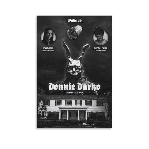 Donnie Darko Movie Poster Prints (3) Artworks Picture Print Poster Wall Art Painting Canvas Gift Decor Home Posters Decorative 24x36inch(60x90cm)
