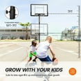 Vebreda Portable Basketball Hoop for Kids, 32in Backboard Basketball