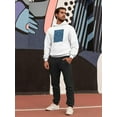 thumbnail image 2 of Brooklyn Blue Jeans Hoodie Men -Image by Shutterstock, Male 4X-Large, 2 of 4