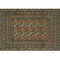 thumbnail image 1 of Ahgly Company Indoor Rectangle Persian Turquoise Blue Traditional Area Rugs, 2' x 4', 1 of 4