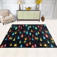 thumbnail image 3 of Christmas Lamp Light Post Area Rug Washable 80 x 58 Floor Carpet Mat Non Slip for Bedroom Living Room Home Decor, 3 of 7
