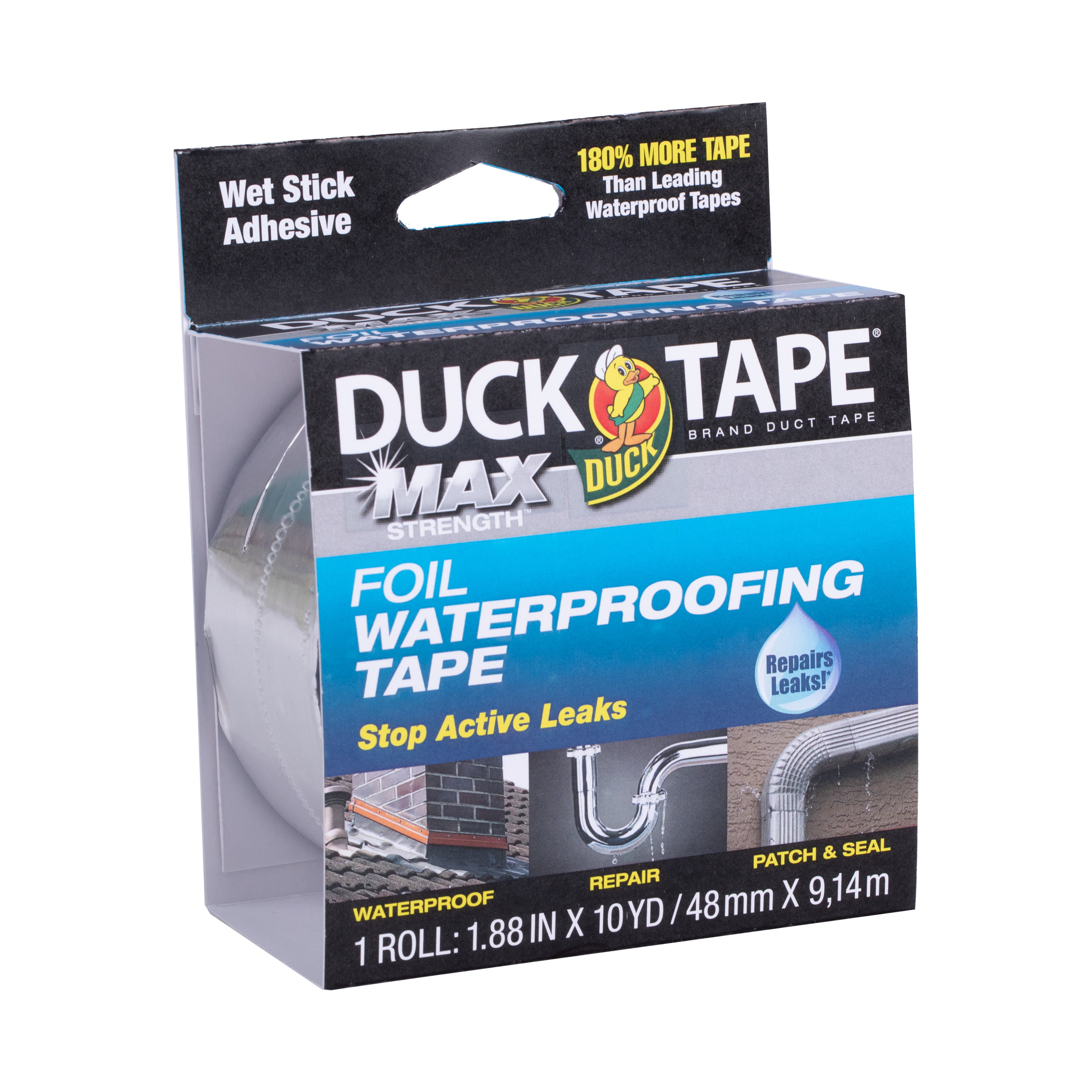 Improved Formula High Strength Waterproof Duck Tape Original White 50mm x 5m 