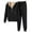Black, variant on Wdfiry 2 Piece Outfits for Women Fleece Lounge Sets for Women Winter Cozy Plush Lined Hooded Sweatshirt Coat and Jogger Pant Sweatsuit Sets Plus Size Zip Jacket Tracksuit Sets Clearance