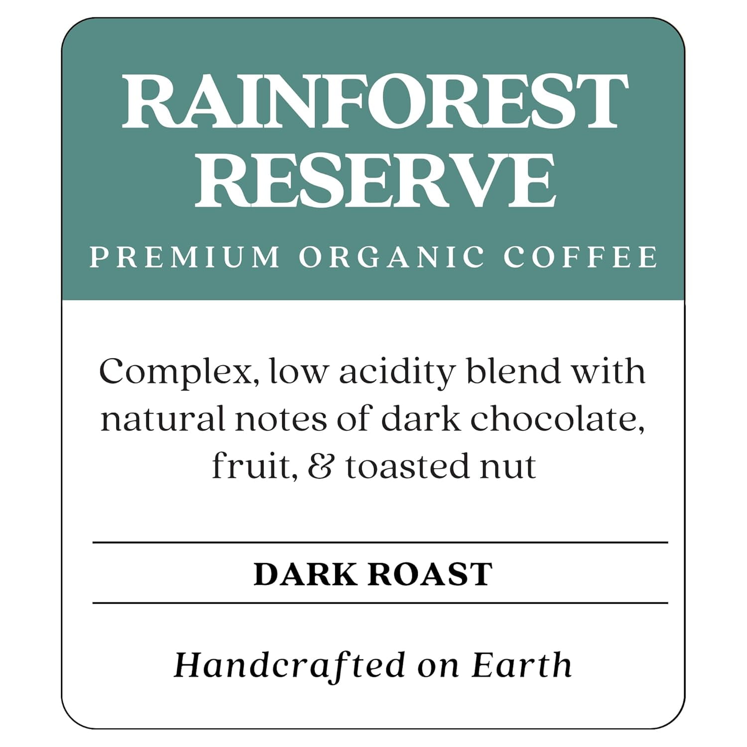 Copper Moon Single Serve Coffee Pods for Keurig K-Cup Brewers, Dark Roast, Rainforest Reserve Organic Blend, 36 Count
