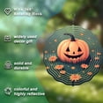 thumbnail image 3 of 3D Metal Hanging Wind Spinners with Festive Pumpkin Design - Whimsical Yard and Garden Wind Chimes for Halloween Decor, 3 of 6