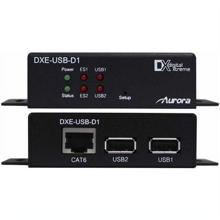 UPC: 0192223053977 | 230  USB 2.0 480 Mb/s CAT5e/6 Extender Kit  Includes DXE-USB-H1 Host PC Side USB Extender Unit  DXE-USB-D1 Device Accessory Side USB Extender Unit