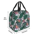thumbnail image 2 of Pofeuu Tropical Leaves Print Lunch Bag Lunch Box Large Capacity Insulated Lunch Bag for Adult, Leakproof Reusable Lunch Tote Bags for Work, 2 of 5