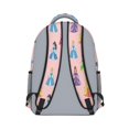 thumbnail image 3 of Princess and Dress Pink Pattern Backpack for School, Cute School Bag with Adjustable Shoulder Straps and Padded Back, 15.3"x11"x6.7", 3 of 5