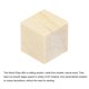 thumbnail image 4 of Cubos de madera para manualidades 50 Pcs Bloques de madera sólida natural para proyectos de bricolaje, fabricación de rompecabezas, letras y sellos, 4 of 6