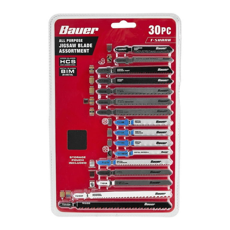 U-shank General Purpose Jigsaw Blade Assortment, 10 Pk. U-shank General Purpose Jigsaw Blade Assortment, 10 Pk.