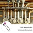 thumbnail image 2 of BRIGHTFUFU Musical Instrument Pipeline Brush Sax Instrument Cleaner Silver Nylon 1Pcs, 2 of 8
