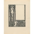 thumbnail image 3 of Aubrey Vincent Beardsley 12x14 Black Modern Framed Museum Art Print Titled - Illustration to Salome by Oscar Wilde 4 (1906-1907), 3 of 5