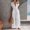 White, variant on IUYRTFE Women V Neck Short Sleeve Wide Leg Jumpsuit with Drawstring Waist and Pockets for Vacation Beach Summer