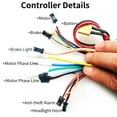 thumbnail image 3 of 48V Aluminum Alloy Electric Scooter Motor Controller Intelligent Brushless Motor Controller Replacement For 10 Inch, 3 of 8