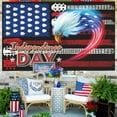 thumbnail image 6 of Clearance!XEOVHV Independence Day Decorations Congratulations Independence Day Banner Holiday Party Decorations Hanging Flags Patriotic Eagles Decorations Photo Backdrops, 6 of 8