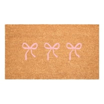 Calloway Mills 114911729 Bow Trio Doormat 17" x 29",Pink