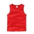 thumbnail image 2 of LYMAYTER Toddlers Baby Boys Cotton Undershirt Vest Kids Newborn Casual Sleeveless Tank Tops Summer Solid Color Vest T-Shirts 9M-10T, 2 of 10