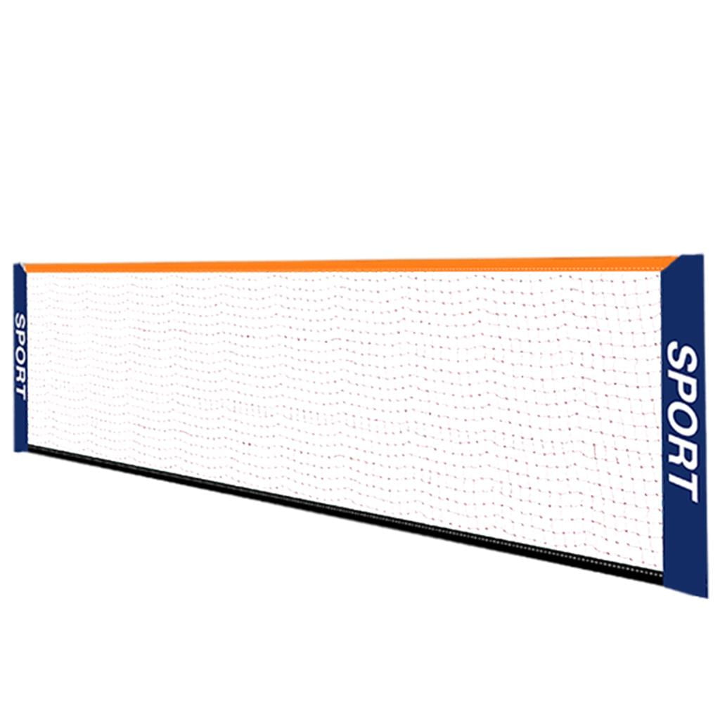 16.7FT  Portable Adjustable Badminton Volleyball Tennis Net Frame Set Equipment 