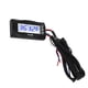 thumbnail image 5 of Medidor de temperatura del agua LCD con iluminación azul para motocicleta, Kit de termómetro con arnés de cableado y conector de 3 vías, 18mm/0,71 pulgadas, 5 of 12