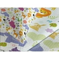 thumbnail image 4 of Ambesonne Cartoon Animal Quilted Bedspread Set 3 Pcs, Love Nature, King Size, Multicolor, 4 of 5